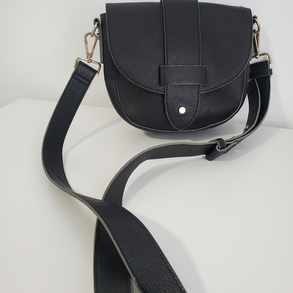 Indigo Black Crossbody Bag